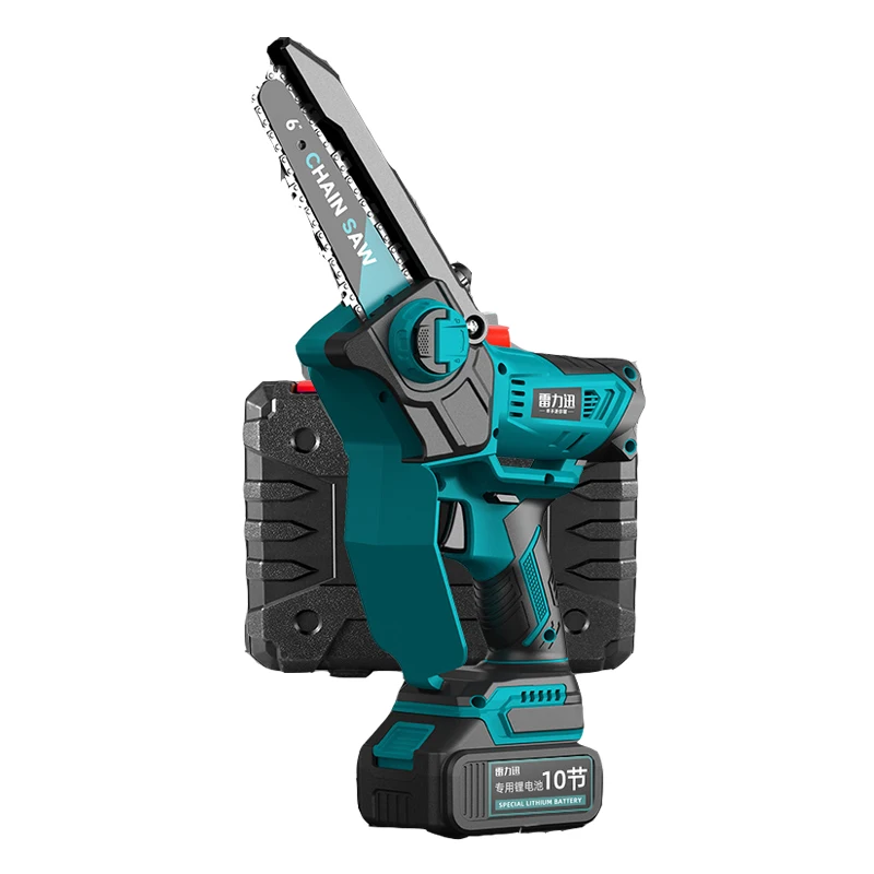 Бесщеточная Беспроводная бензопила 8 дюймов 1980 Вт ручная садовая электропила