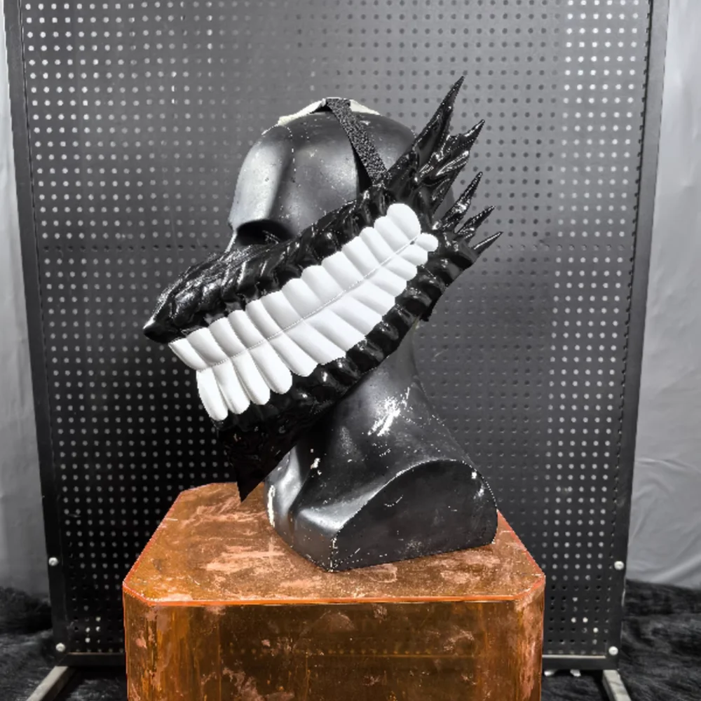 Аниме Dandadan Ken Takakura маска для косплея ужасающий дьявол полумаски лица шлем костюм