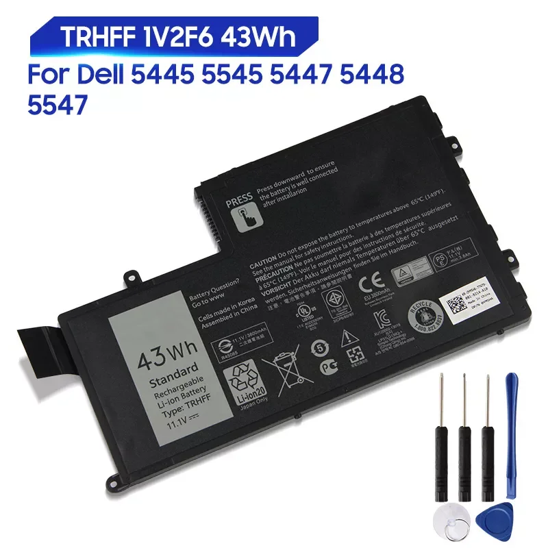 

Replacement Battery For Dell 5447 5448 5445 5545 5547 Inspiron 15" TRHFF 1V2F6 Genuine Laptop Battery 43Wh