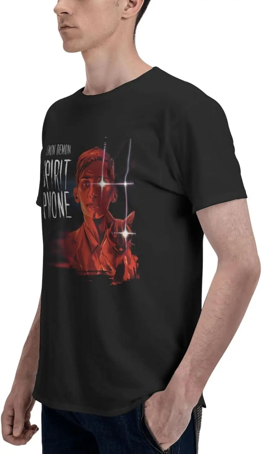 Футболка Lemon Demon Spirit Phone мужская летняя футболка повседневные рубашки с короткими