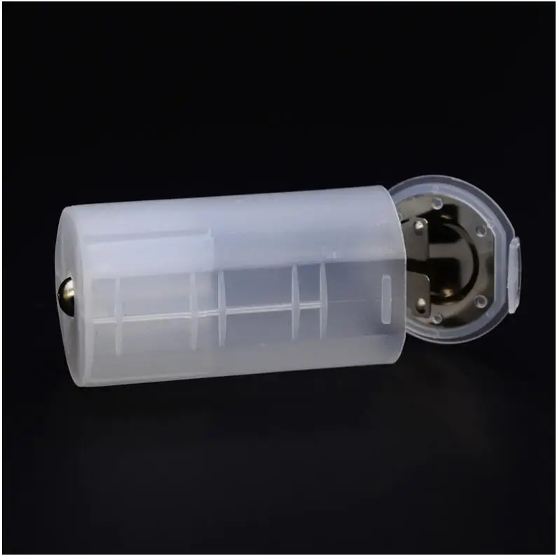 

MasterFire 15pcs/lot AA To D Size Cell Battery box Converter Adapter Batteries Holder Plastic Case Cover Switcher