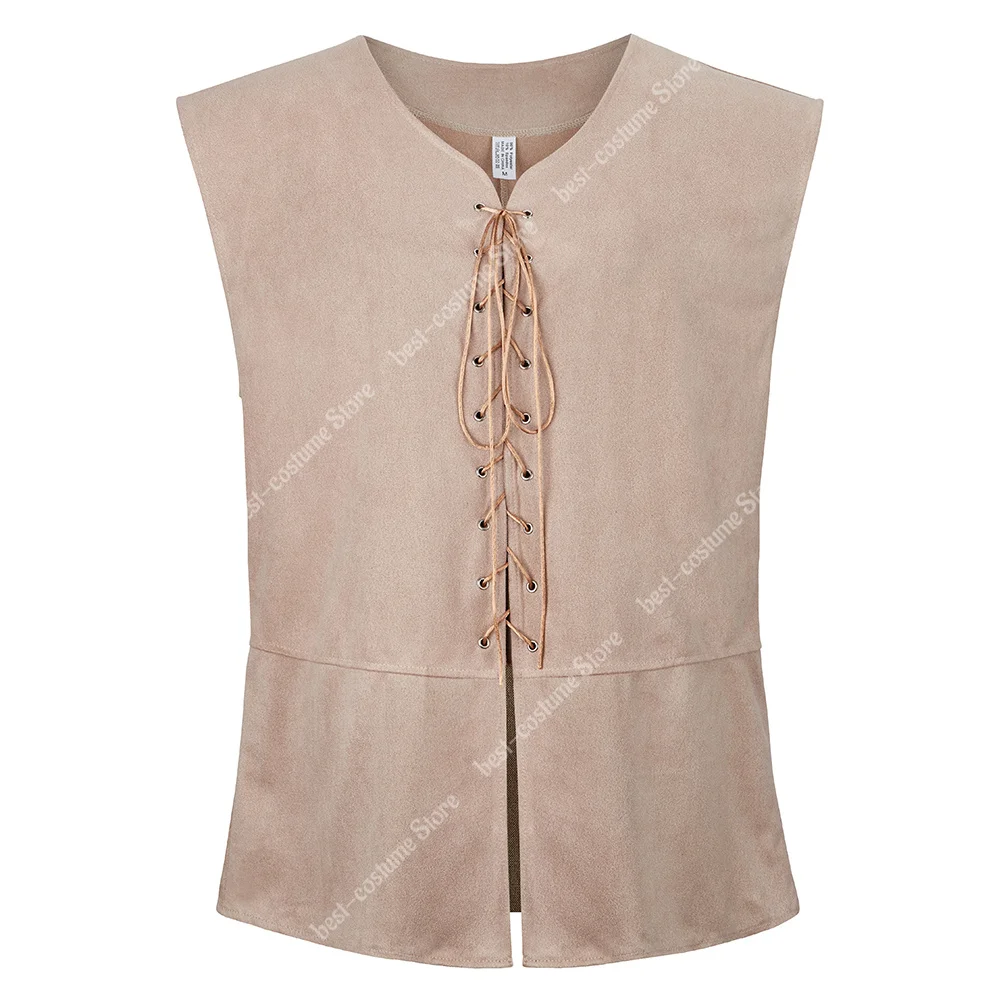 Пиратский жилет мужской средневековый костюм 18-й век шевалье безрукавка в