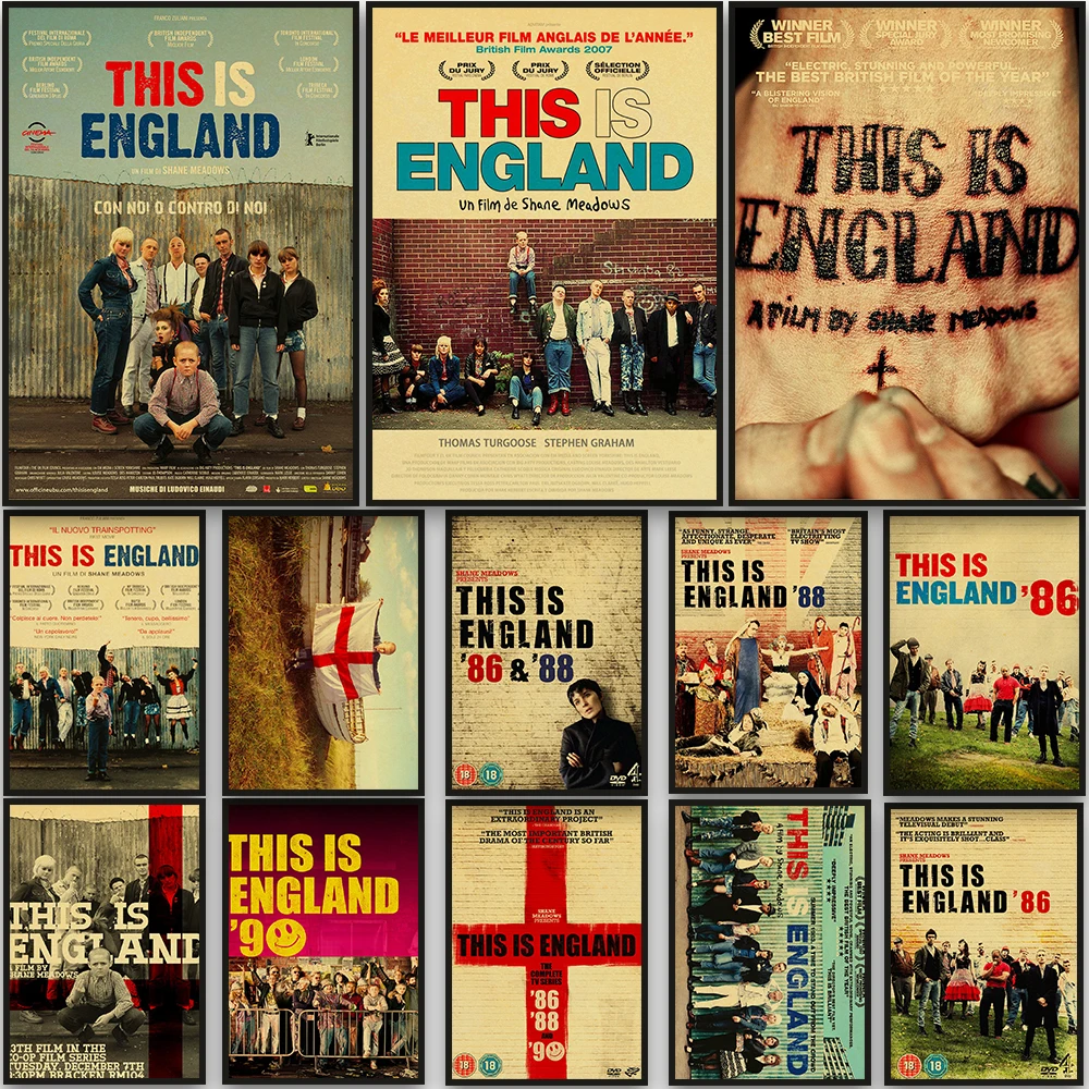 

2022 Arrivals This Is England Posters Kraft Paper Prints Decoration Chambre Living Room Posters Kraft And Wall Sticker Posters