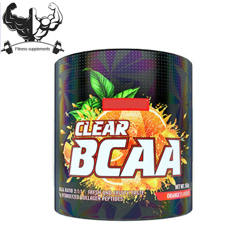 

CLEAR BCAA Branched chain amino acid fresh fruity taste hydrolyzed collagen peptides bodybuilding gain muscle Supplements 150g