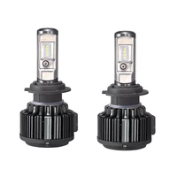 new 1 pair t6 car led headlights h790059006h4 high power shockproof 6000k super bright auto headlamp day time running lights
