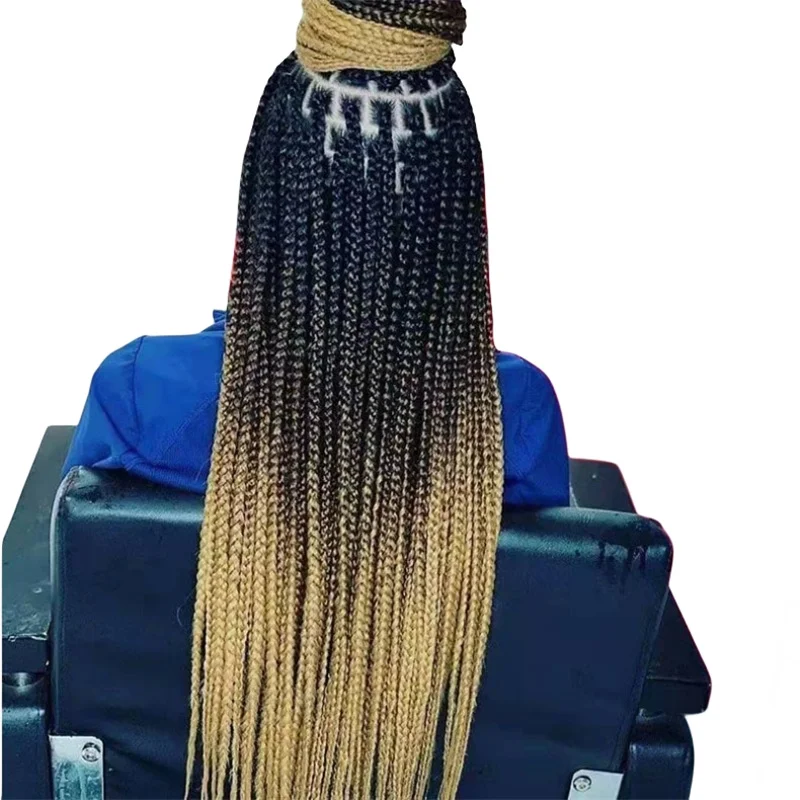 Black Blonde 27# Braids Synthetic Hair Extensions For Black Woman