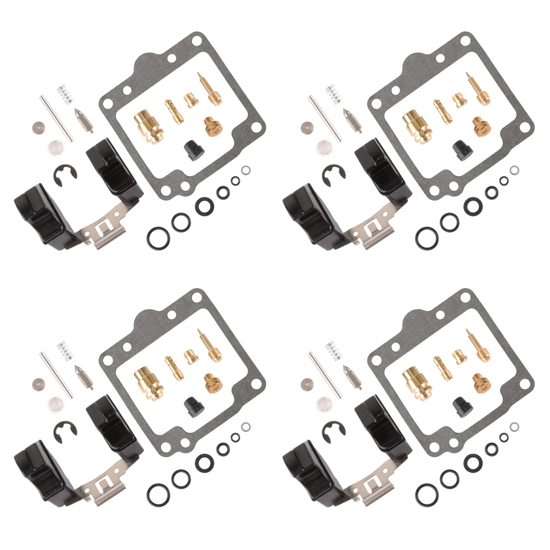 

4 Sets Motorcycle Carburetor Repair Rebuild Kit Float High Quality Fit for Suzuki GS750E GS750L GS750T 1982