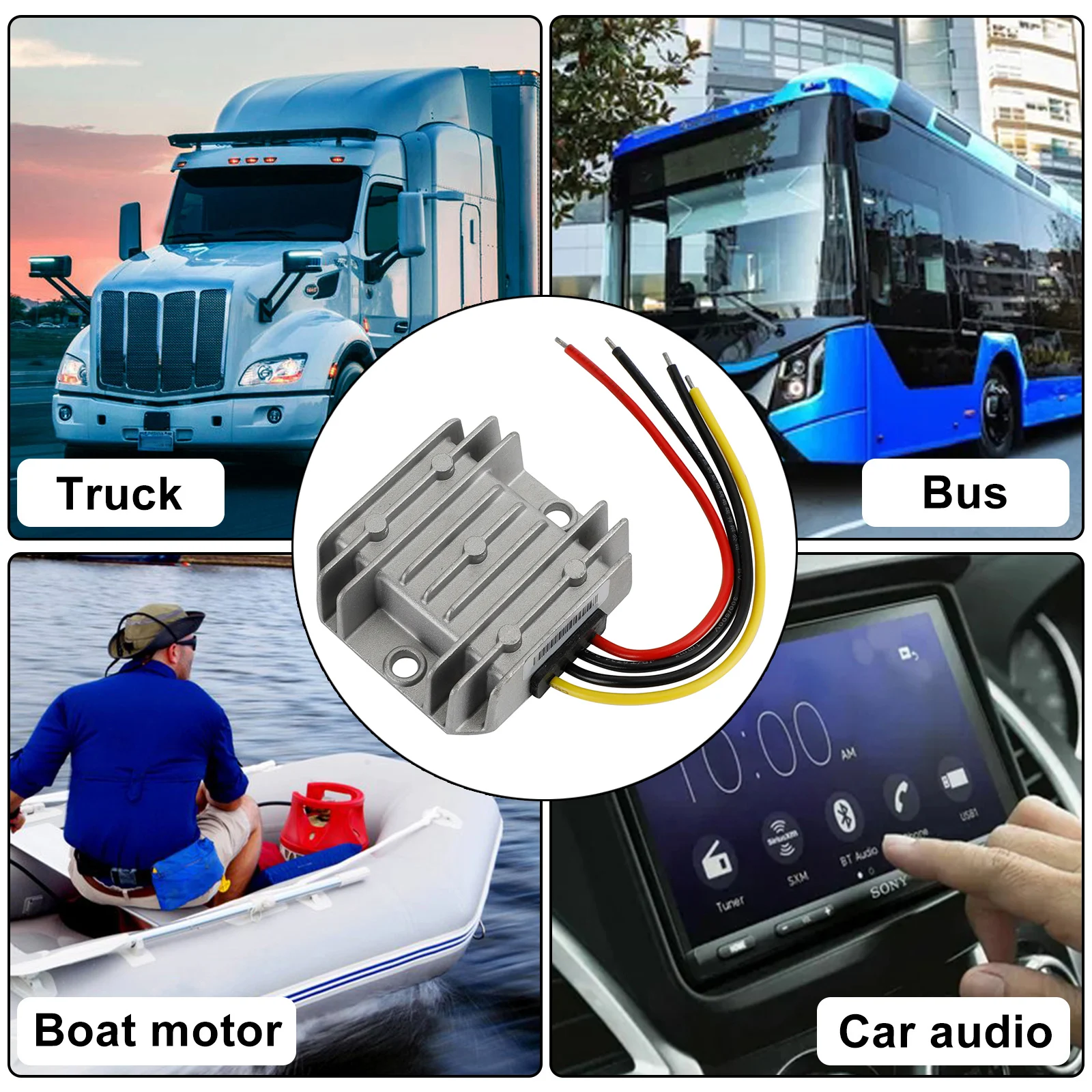 

Areyouorshop DC 12 В/24 В до 7,5 в 10A 75 Вт преобразователь Регулятор источник питания трансформатор