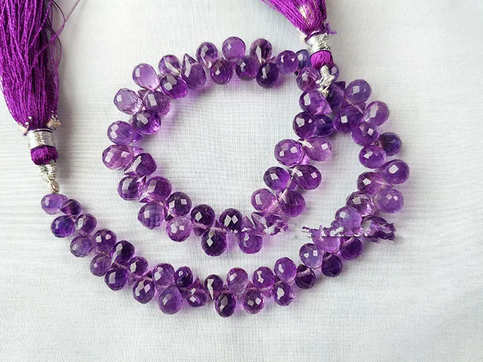 

2023 Loose Beadsamethyst Faceted for DIY Jewelry Making s Nature Gemstone