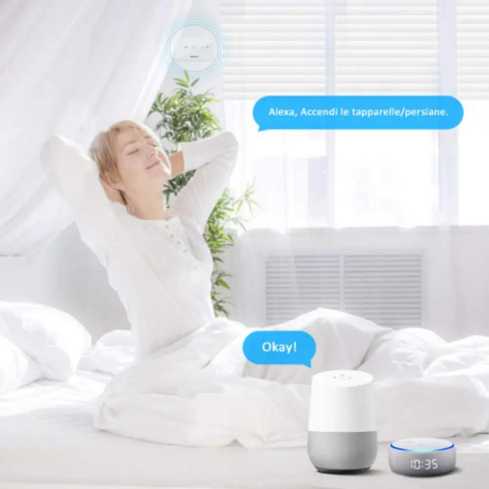 

Беспроводной пульт дистанционного управления, «сделай сам» Wi-Fi Bluetooth Rf совместимая панель для роллерного затвора, голосовой переключатель для Alexa Google Home