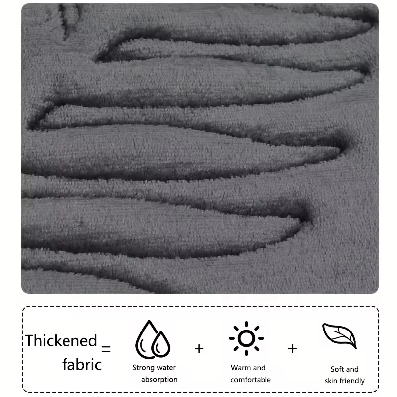 3 шт. напольный коврик для ванной комнаты противоскользящий дверной очень мягкий