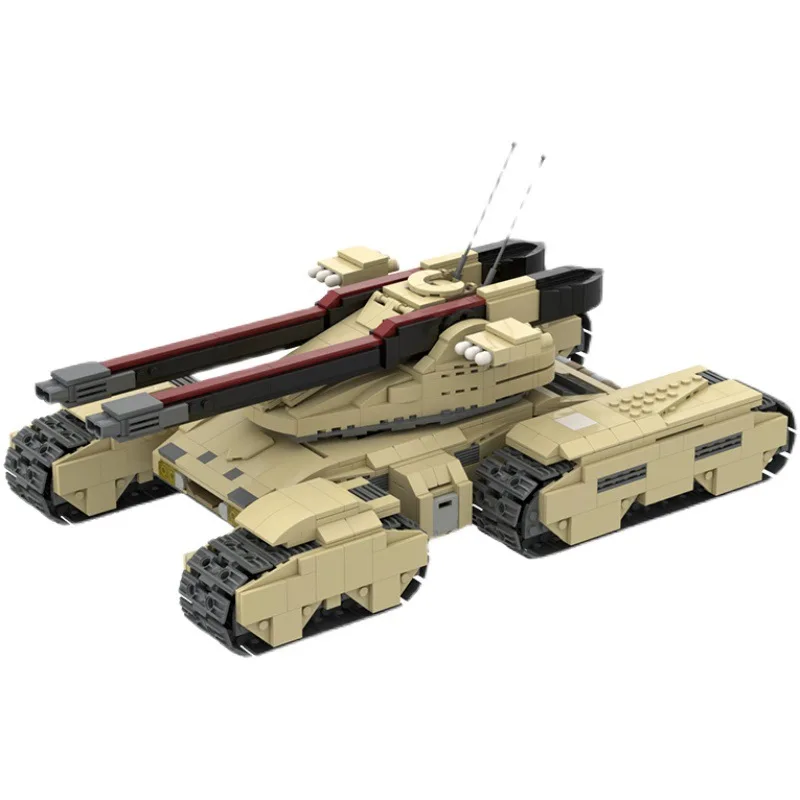 

MOC interesting creative design animation military series Mammoth tank assembly model hand made building block tabletop toy gift