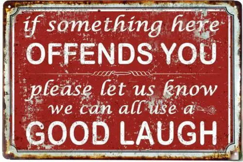 Оловянная вывеска 8 x12 если кого-то пошел вас не вы знаете вам нужно мы добрым