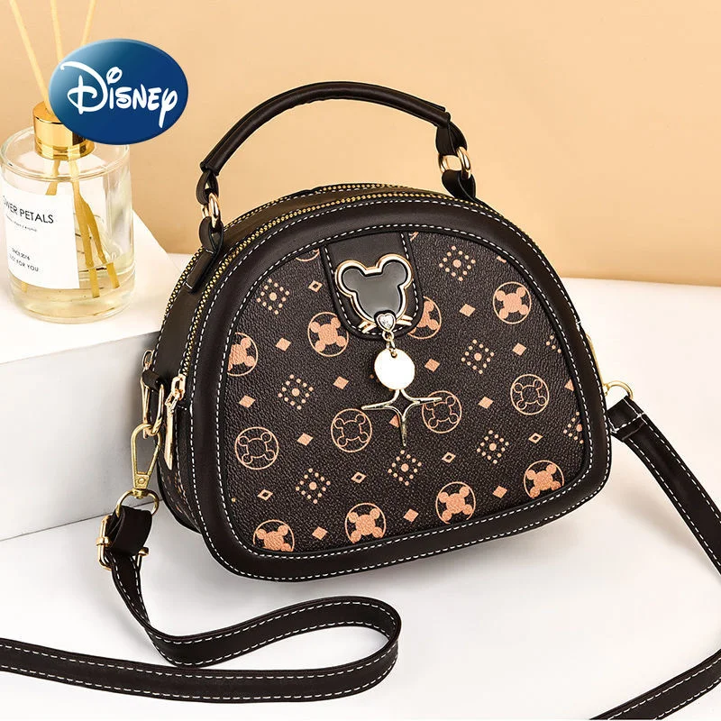 

Новая модная трендовая женская сумка через плечо Disney с Микки Маусом, вместительная Высококачественная Роскошная Брендовая женская сумка-м...