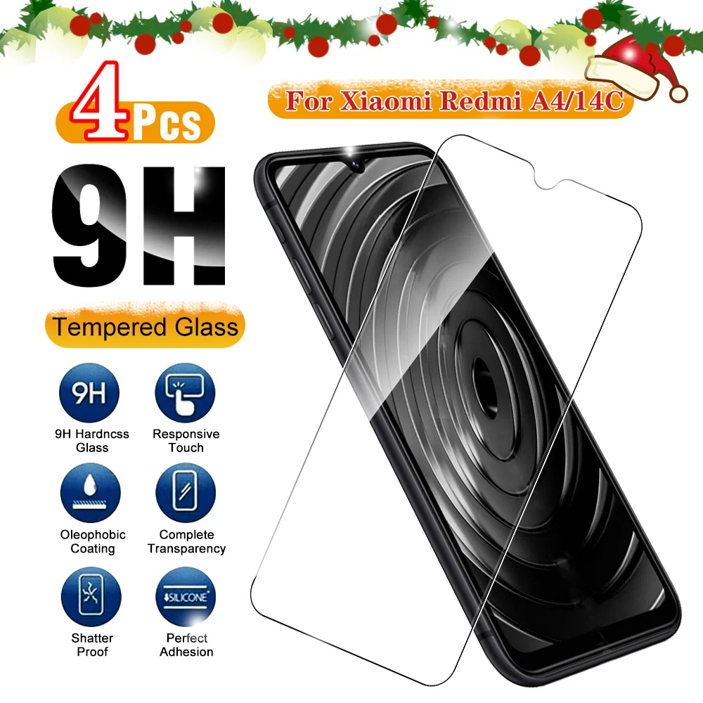 Защитная пленка для экрана RedmiA4 A3x 14C 13C Mi Poco C75 C65 C61 M6 защитное стекло Xiaomi Redmi A4 Redmi14C