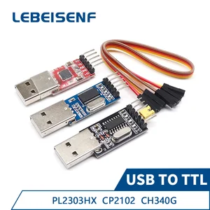 PL2303HX CP2102 CH340G USB2.0 to TTL UART Module 6Pin Serial Converter STC Replace FT232 Adapter Module 3.3V/5VPower for arduino