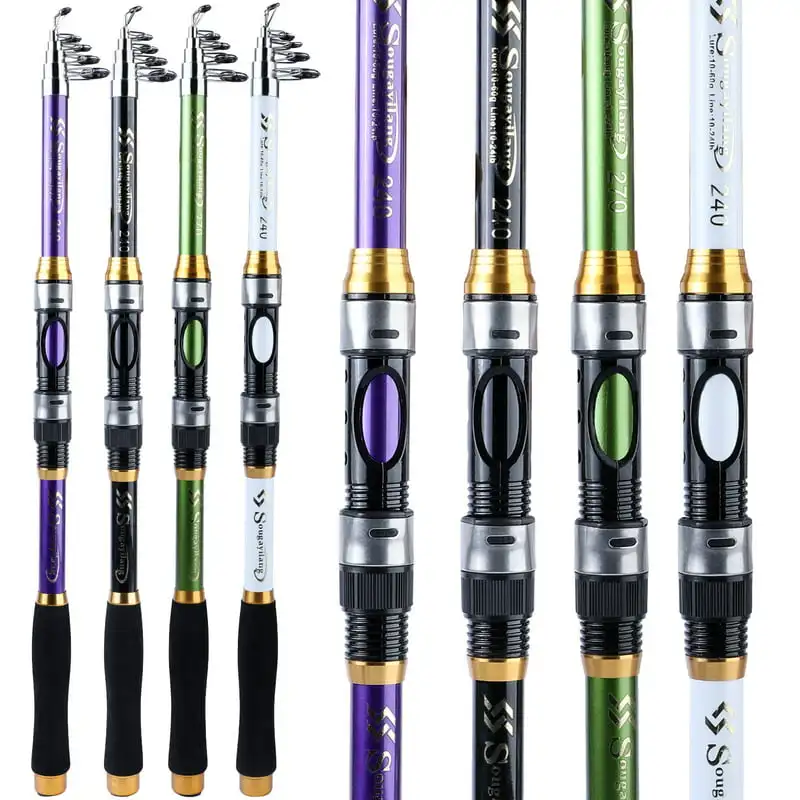 

Telescopic Fishing Rods EVA Handle Ultralight Portable Feeder Rod Spinning Fishing Pole