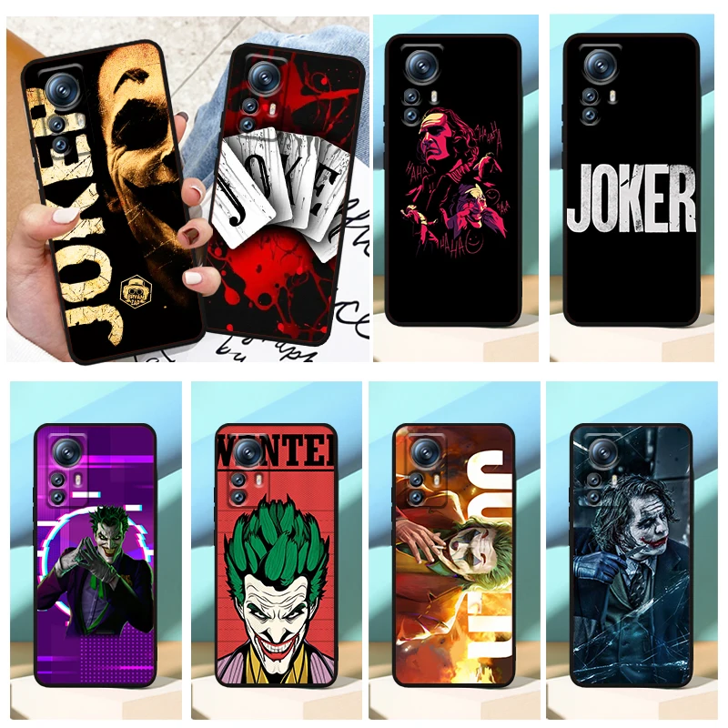 

Cartoon Cool Movie Joker Art Phone Case For Xiaomi Mi 13 12T 12S 12X 12 11 11T 11i 10T 10 Pro Lite Ultra 5G Black Soft Cover