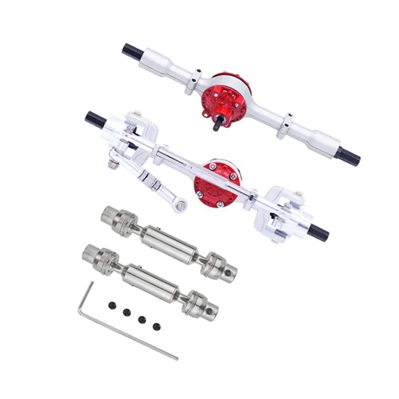

Metal Front And Rear Axle With Drive Shaft For WPL C14 C24 C34 C44 B14 B24 1/16 RC Car Upgrades Parts Accessories