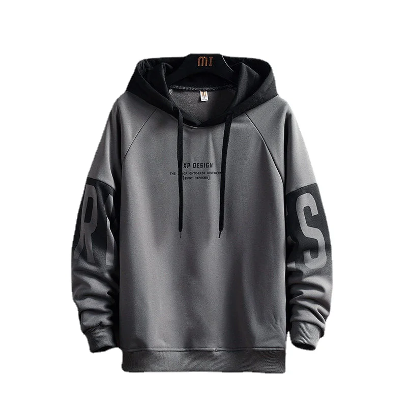 

Sweater men's hooded 2022 new spring and autumn loose all-match coat casual top clothes autumn clothes