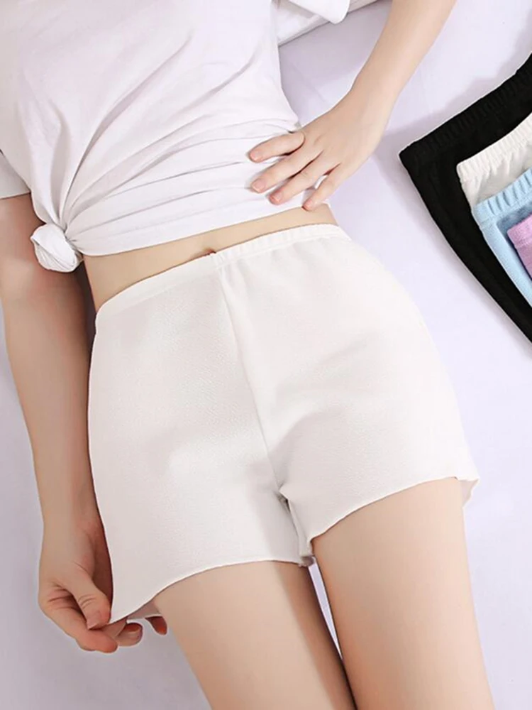 

CUHAKC женские белые шорты из дышащего хлопка, летние повседневные Высококачественные Женские повседневные шорты под черные, горячая распродажа, эластичные сексуальные розовые, синие