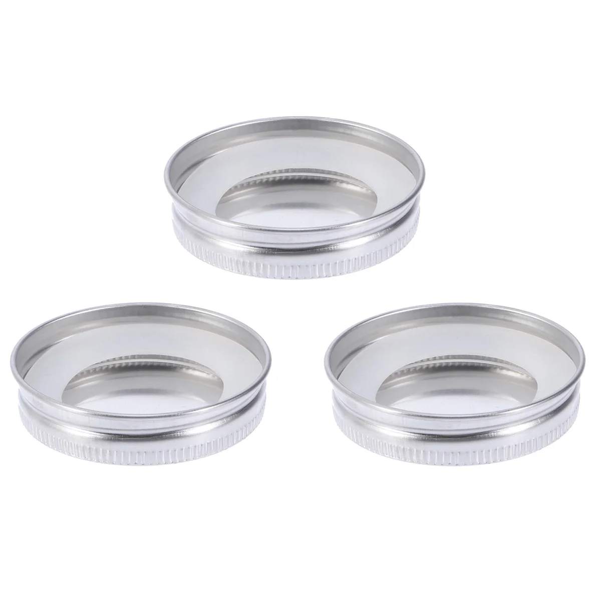 

Storage Solid Mason Jar Lids Cover Glass Mason Jars Stainless Steel Glass Mason Jars Jars