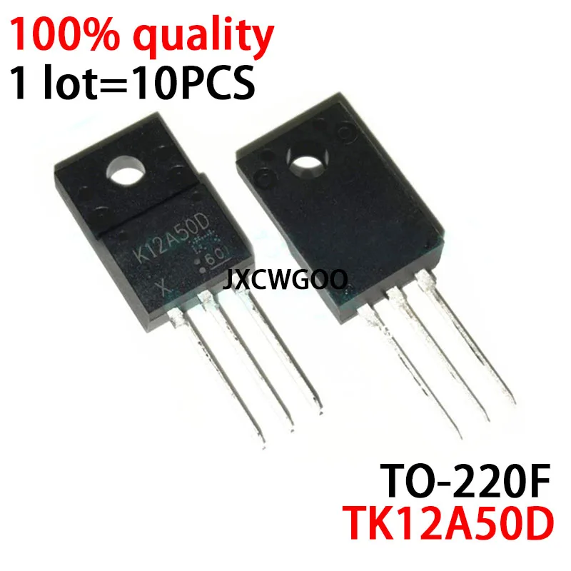 

10 шт. TK12A50D K12A50D TO-220F 12A/500V TO220F MOSFET новый оригинальный
