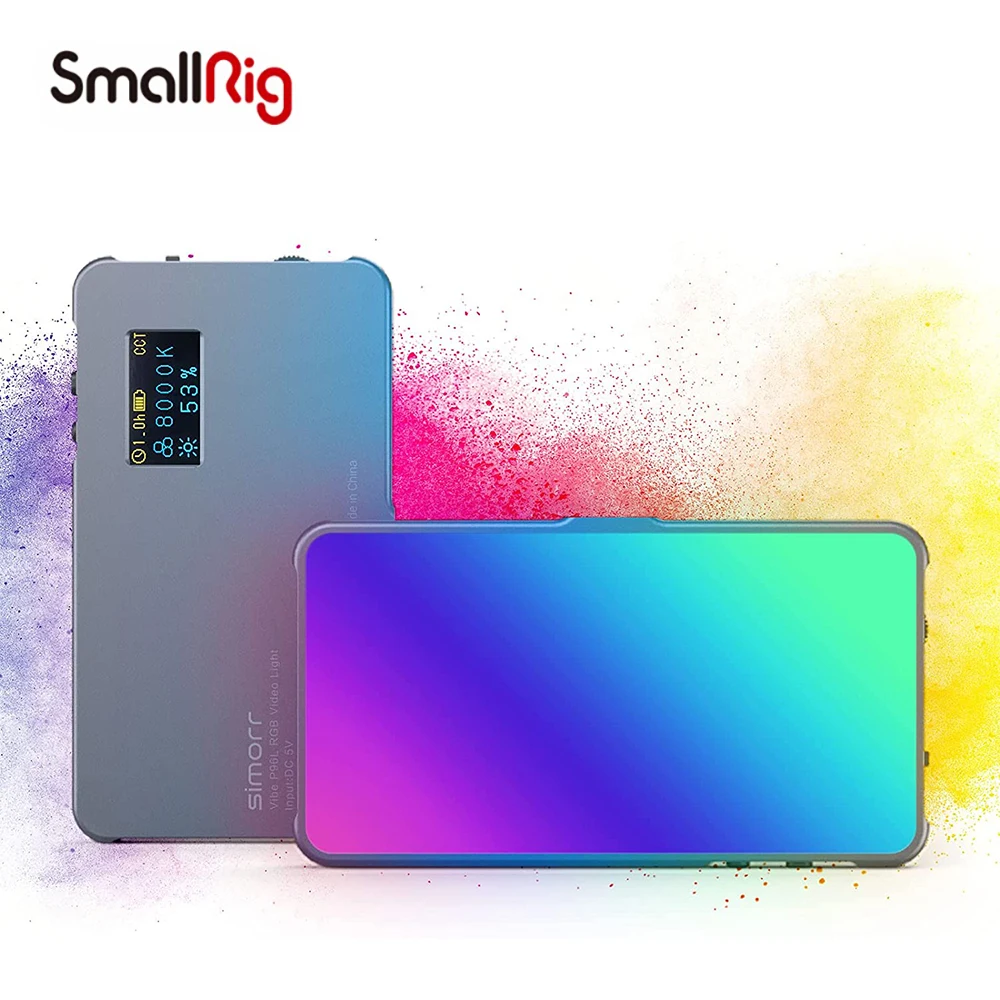 SmallRig P96L RGB светильник светодиодный свет для камеры полноцветный