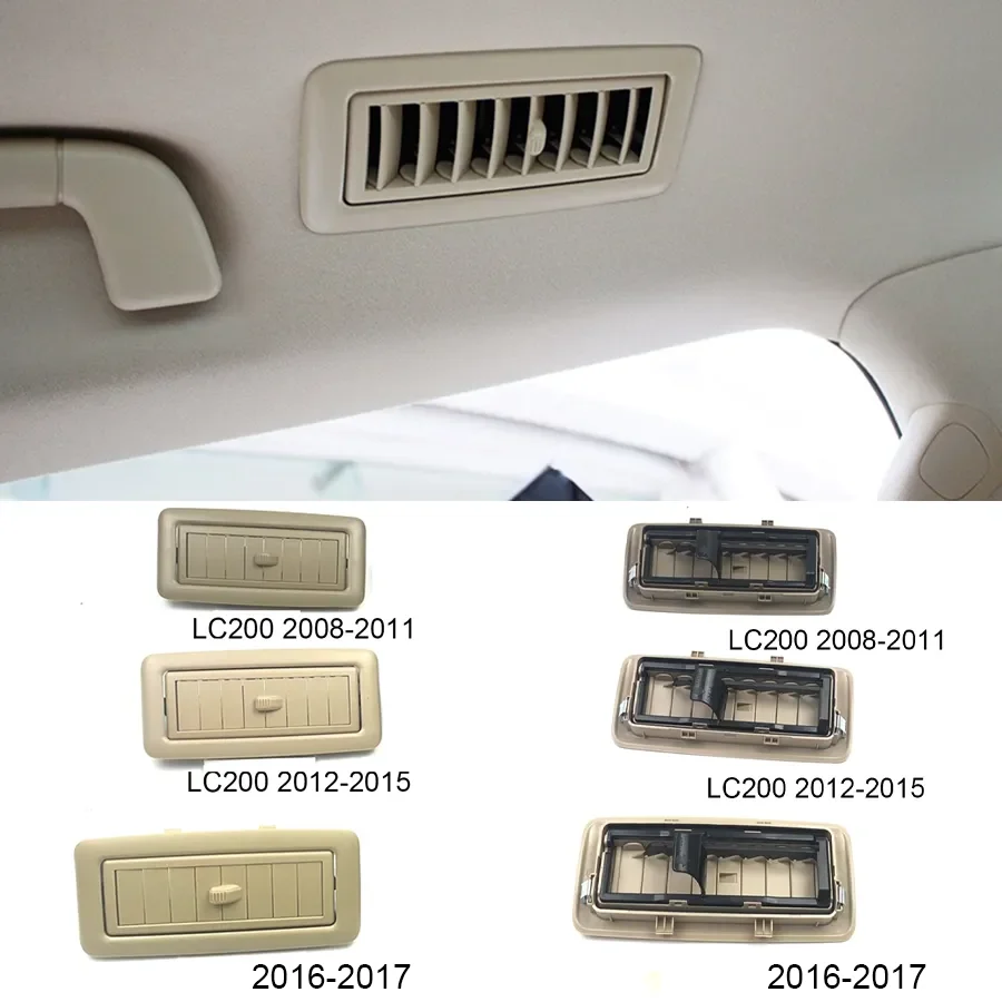 

Решетка вентиляционного отверстия Wooeight для Toyota Land Cruiser LC200 Prado 2008-2011 2012-2015 2016-2017 8857060141A3, 1 шт.