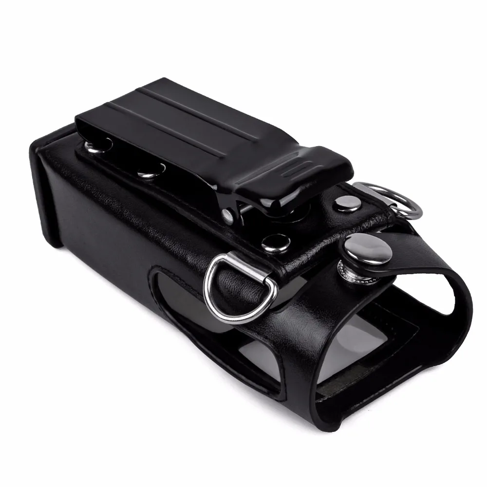 Hytera PD780 Radio Accessories New Leather Carrying Case For Digital Hytera Two Way Radio PD780 PD785 Walkie Talkie Leather Case