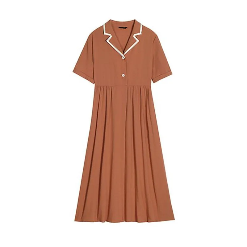 

V-Neck Women's Korean Temperament Dress 2023 Summer New Fashion Jacket Short Sleeve Dress Fat Sister Elegant Ladies Dress