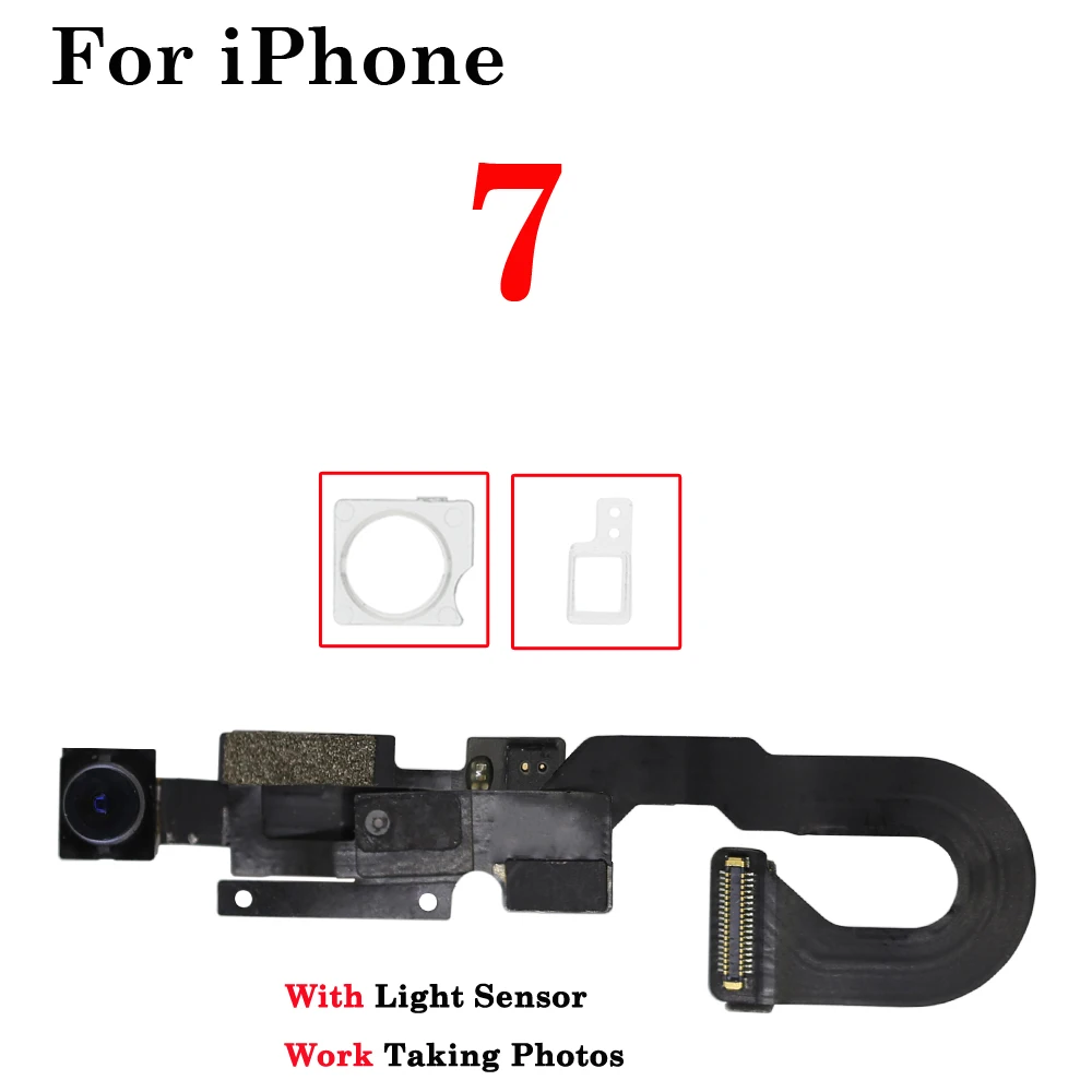 1 компл. Гибкий кабель фронтальной камеры для iPhone 7 8 Plus SE X XS Max 11 12 Pro фронтальная