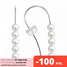 Серьги SOKOLOV из серебра с синтетическим жемчугом, Серебро, 925, Женские, Серьги 2022 тренд, Оригинальная продукция