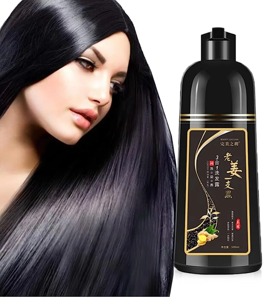 Shampoo Instant Hair Dye Shampoo For Gray Hair Coverage-natural Women Men Hair Coloring In Minutes