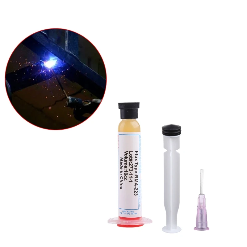 

RMA-223 Soldering Paste Lead-free Flux Use with Existing Rework Equipment for Temp Controlled Soldering Irons for BGA