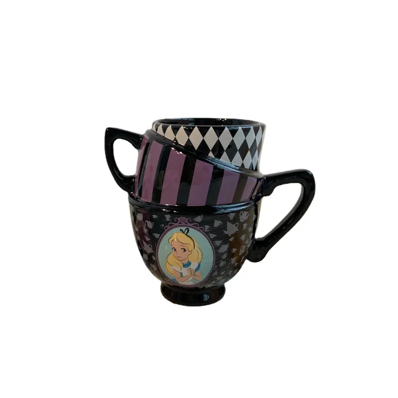 

Little Fairy Water Cup Stacked Cup Cartoon Unique Three-Layer Ceramic Cup Coffee Cup Mug Pen Holder