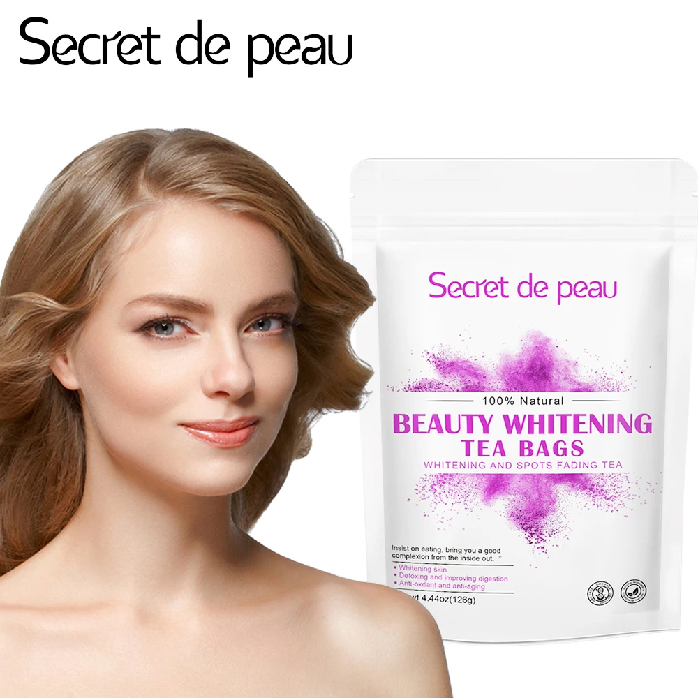 

Отбеливающий чай Secret de skin, ингибитор для тела, мелатонин для отбеливания кожи, антивозрастной, Осветляющий кожу, здоровье и красота для женщин