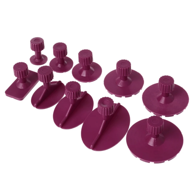 

10Pcs Car Body Repair Tool Suction Cup Gasket Remove Dents Puller Repair Vehicle