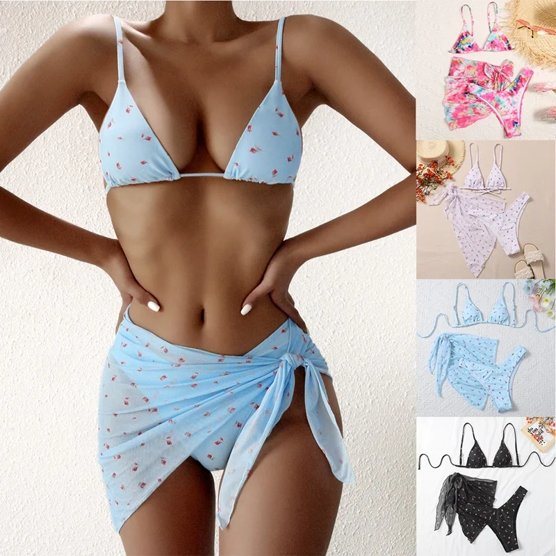 

Women's Fashion Sexy Bikini 3-Piece Split Swimsuit