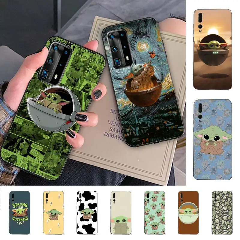 

Disney Baby Yoda Phone Case for Huawei P30 40 20 10 8 9 lite pro plus Psmart2019