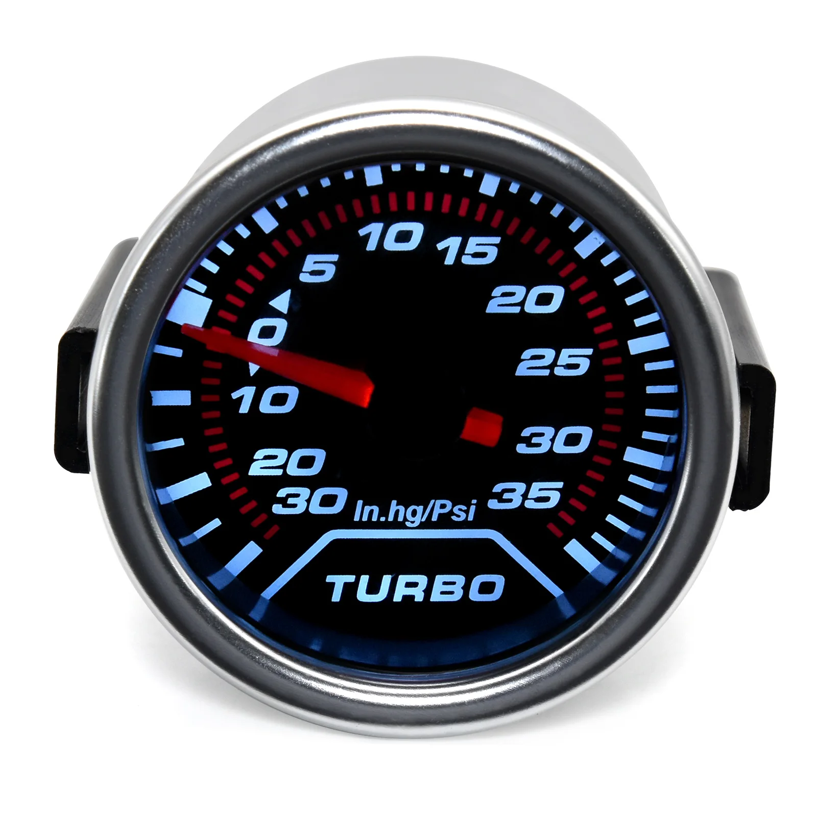 

52mm 2 Inch 0-30In.Hg,0-35PSI12V Universal Mechanical Vacuum Gauge Vehicle Instrument Custom Car Racing Instrument