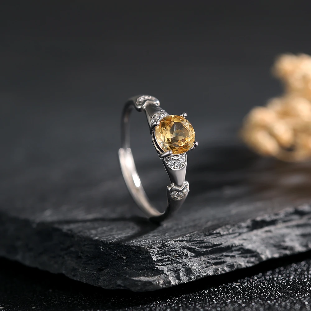 Натуральное женское кольцо из стерлингового серебра 925 пробы инкрустированное