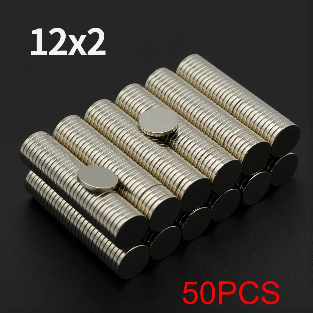 

Неодимовые магниты N35 круглые 12x2 мм