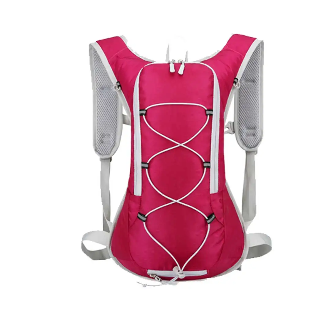 

Складная сумка-жилет для бега для мужчин и женщин, водонепроницаемый износостойкий вместительный рюкзак с пузырьком для езды на велосипеде