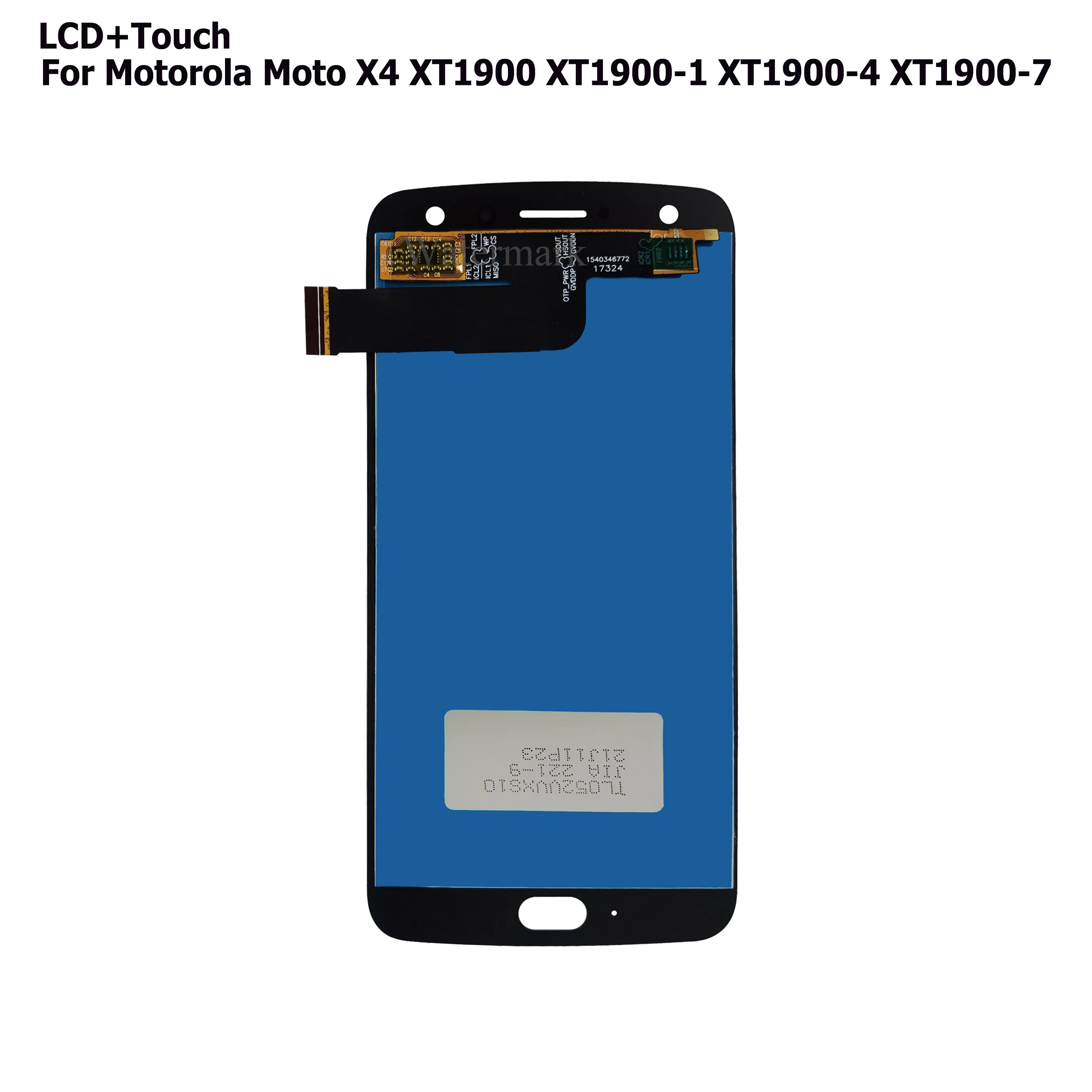 10 шт./лот для Motorola Moto X4 XT1900 XT1900-1 XT1900-7 XT1900-4 ЖК-дисплей с сенсорным экраном и