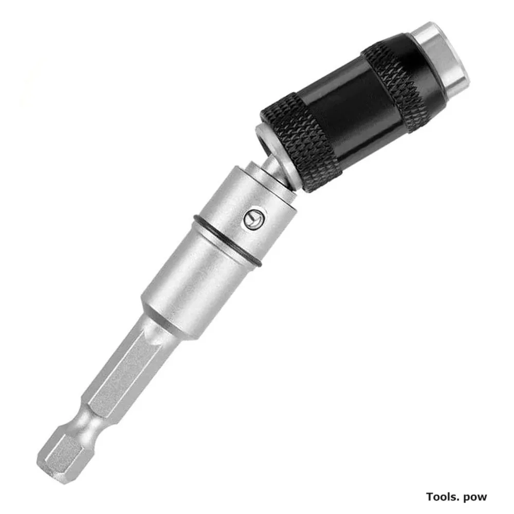 

Non Magnetic Screw Drill Tip Pivoting Mode Drill Screw Tool Quick Change Locking Bit Holder Drive Guide Drill Bit Extensions