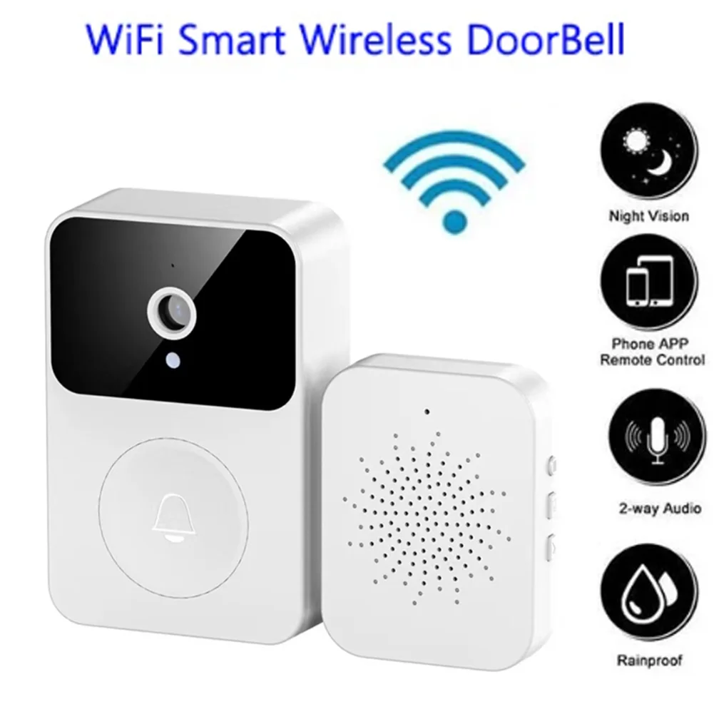 

Door Bell High-definition Video Long Standby Visual Doorbell Remote Monitoring Oice Change Function Smart Home Voice Intercom