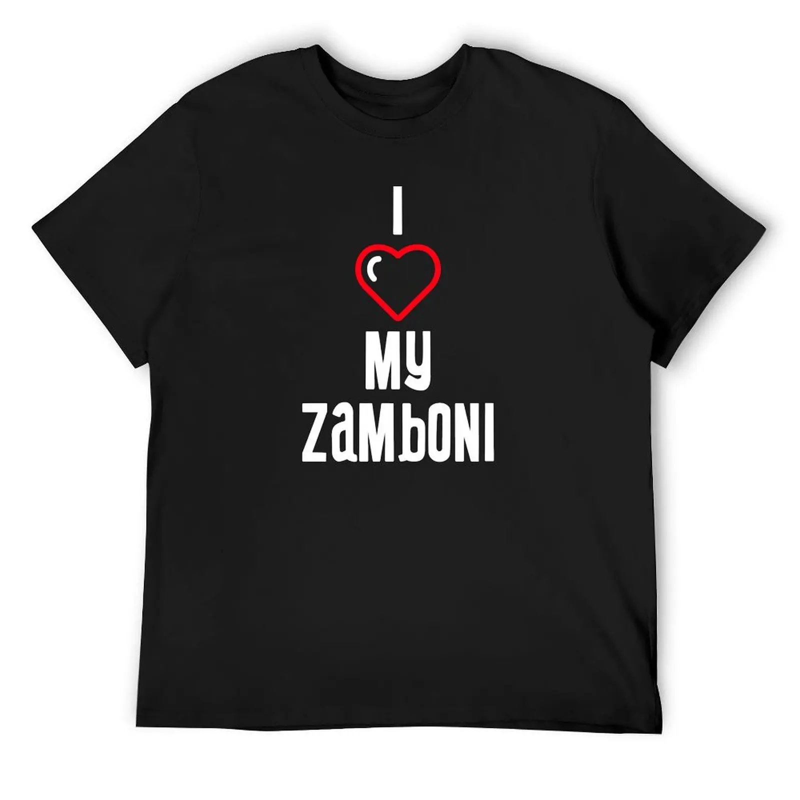 Футболка I Love My Zamboni футболки с рисунком мешковатые рубашки футболка винтажные
