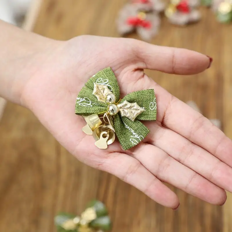 Подарочная упаковка ручной работы декор бант мини-банты ремесло рождественская