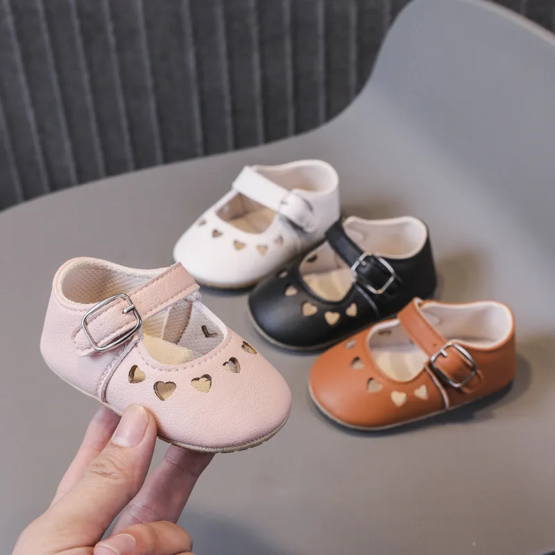 Baby Shoes Soft Soled Non-slip First Walkers Pu Leather Toddler Sandals Summer Crib Casual Boys Girls Infant Newborn Sneakers